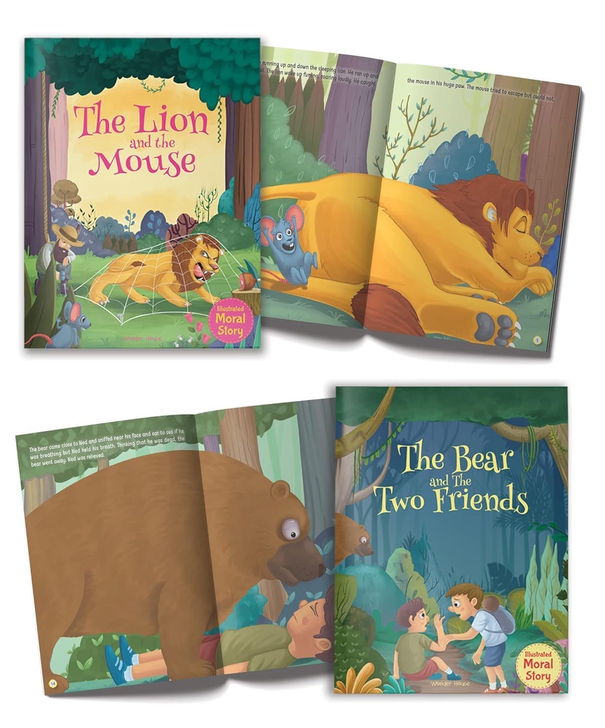 Moral Storybooks For Kids (Illustrated) With Colorful Pictures - Phonic Stories - Bedtime Stories - 3 Years To 6 Years Old - Read Aloud To Infants, Toddlers (Set Of 10 Books) by Wonder House Books (Author) - Image 4